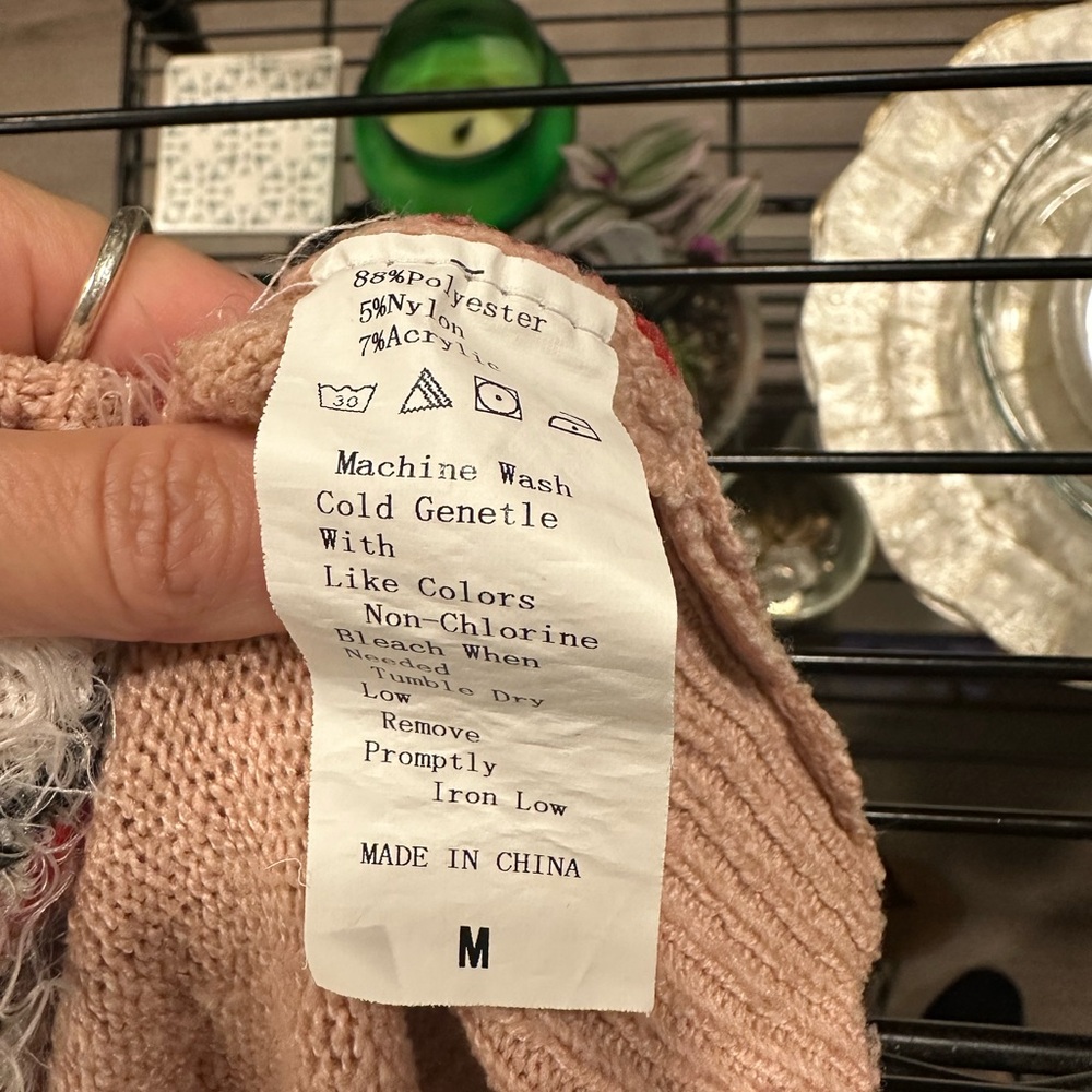 Festive Santa Patterned Sweater - image 2